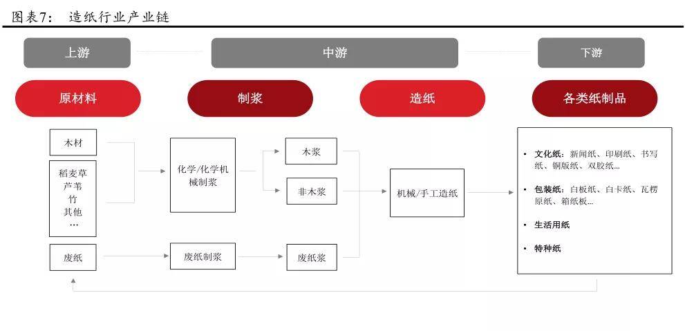 纸的产业链，从原材料到终端产品的完整流程