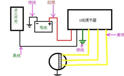 发电机电锁接线图